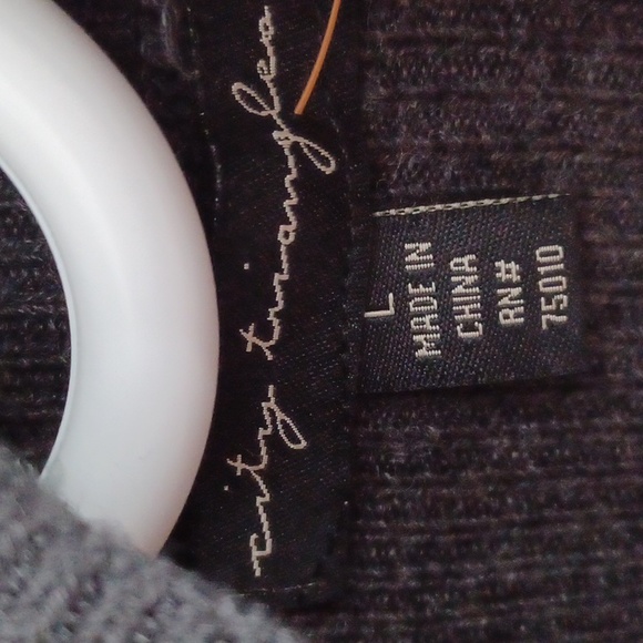 City Triangle Charcoal Sweater Dress - Picture 2 of 4